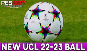 دانلود توپ لیگ قهرمانان اروپا 2023 برای PES 2017