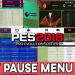 Pause Menu برای PES 2018