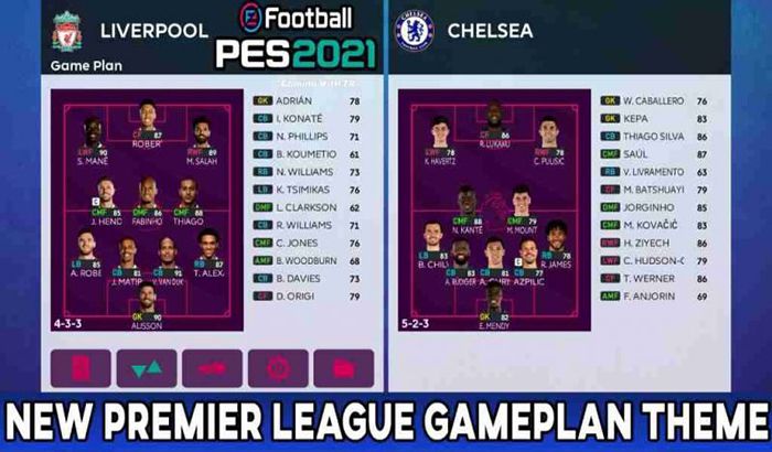 گیم پلن لیگ برتر انگلیس برای PES 2021