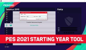 نرم افزار Starting Year Tool v6.1 برای PES 2021 -تغییر سال مسترلیگ