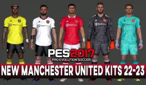 دانلود کیت Manchester United 22-23 برای PES 2017