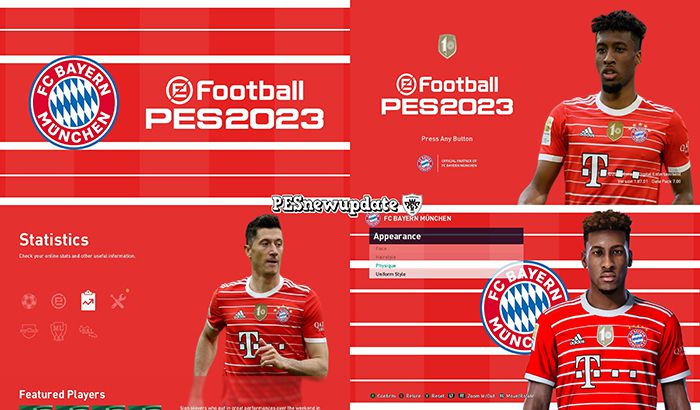 منو گرافیکی Bayern Munchen فصل 2022-2023