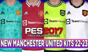 کیت Manchester United 22-23 برای PES 2017