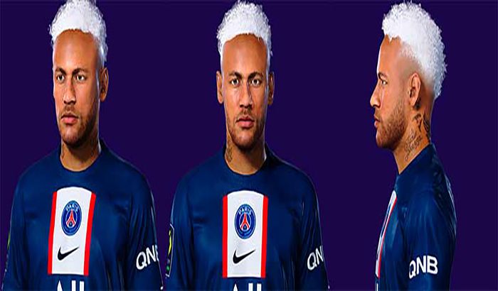 فیس نیمار با موی سفید