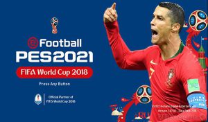 منو گرافیک FIFA World Cup 2018 برای PES 2021