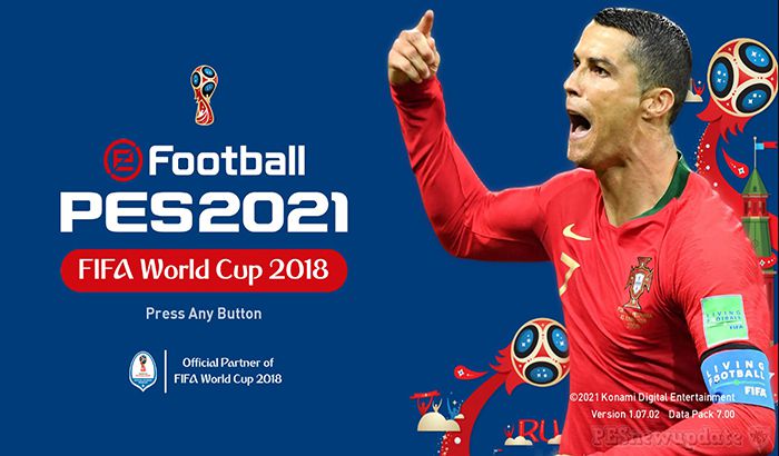 منو گرافیک FIFA World Cup 2018