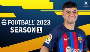 منو گرافیک eFootball 2023 SEASON 1 برای PES 2021