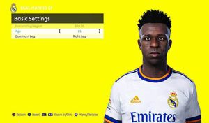 فیس جدید Vinícius Júnior