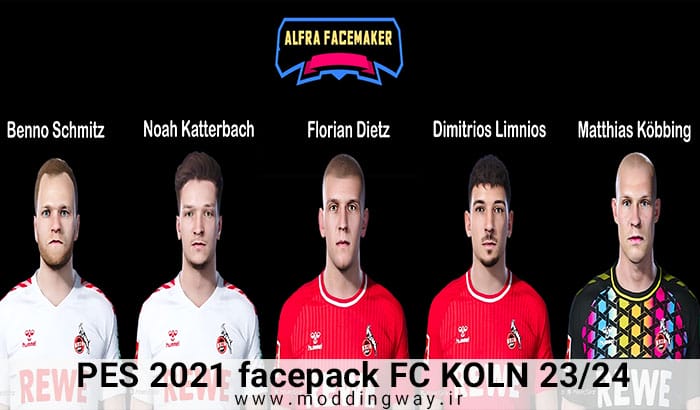 فیس پک FC Koln 23/24 برای PES 2021