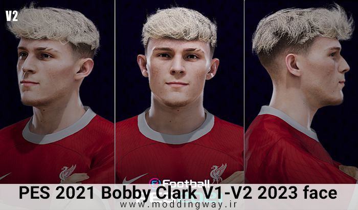 فیس Bobby Clark برای PES 2021