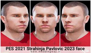 فیس Strahinja Pavlovic برای PES 2021