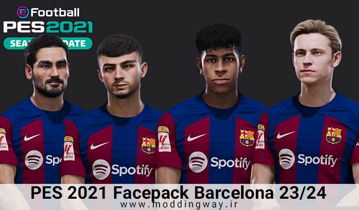 فیس پک Barcelona 23/24 برای PES 2021