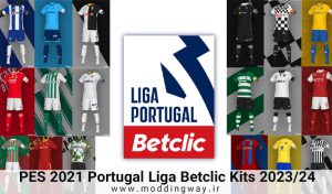 فول کیت پک Liga Portugal Betclic 2023 برای PES 2021