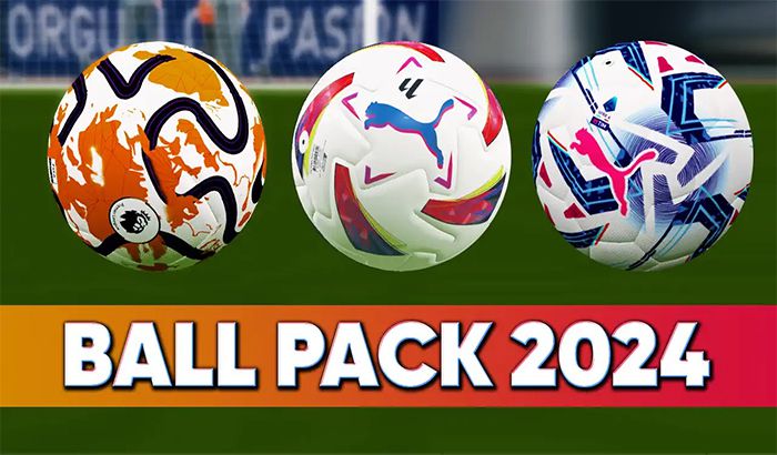 پک توپ Ball pack 2023/2024 برای PES 2017