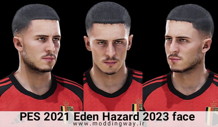 فیس Eden Hazard برای PES 2021