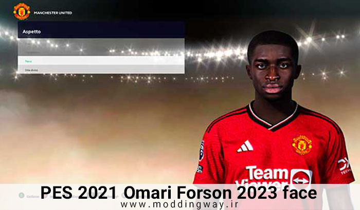 فیس Omari Forson برای PES 2021