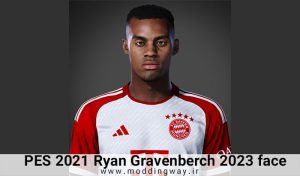 فیس Ryan Gravenberch برای PES 2021