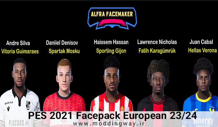 فیس پک European Facepack v1  برای PES 2021