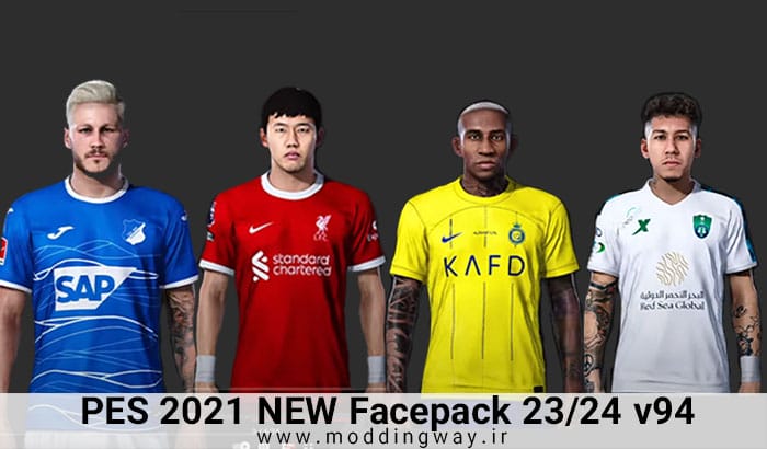 فیس پک new season 23/24 v94 برای PES 2021