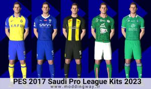 کیت پک Saudi Pro League 23/24 برای PES 2017
