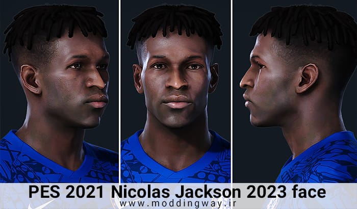 فیس Nicolas Jackson برای PES 2021