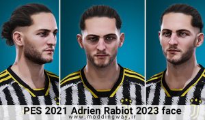 فیس Adrien Rabiot برای PES 2021