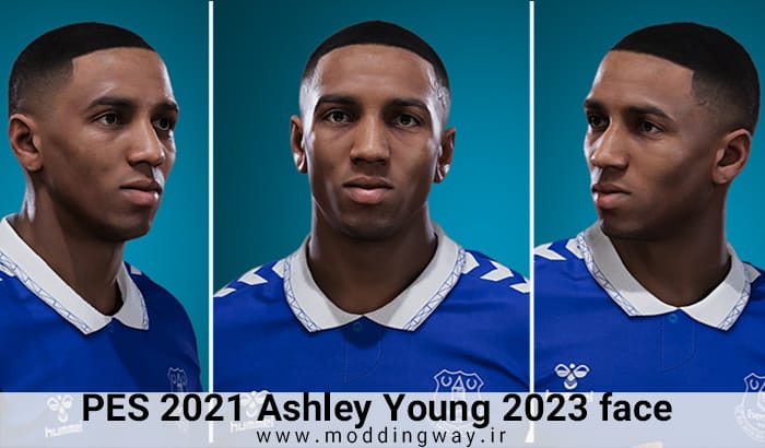 فیس Ashley Young برای PES 2021