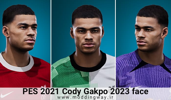 فیس Cody Gakpo برای PES 2021