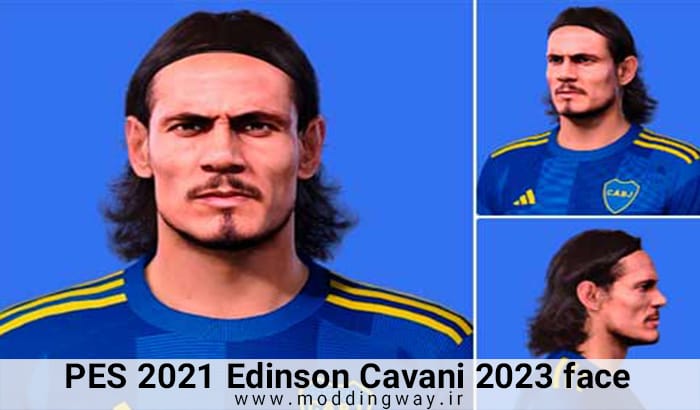 فیس Edinson Cavani برای PES 2021