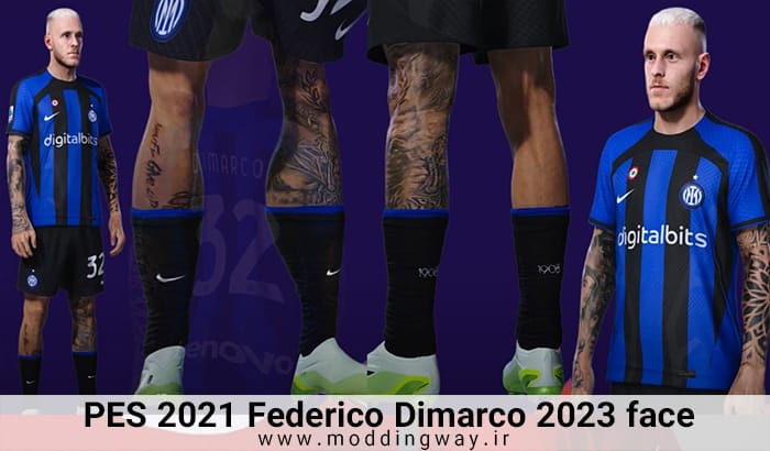 فیس Federico Dimarco برای PES 2021