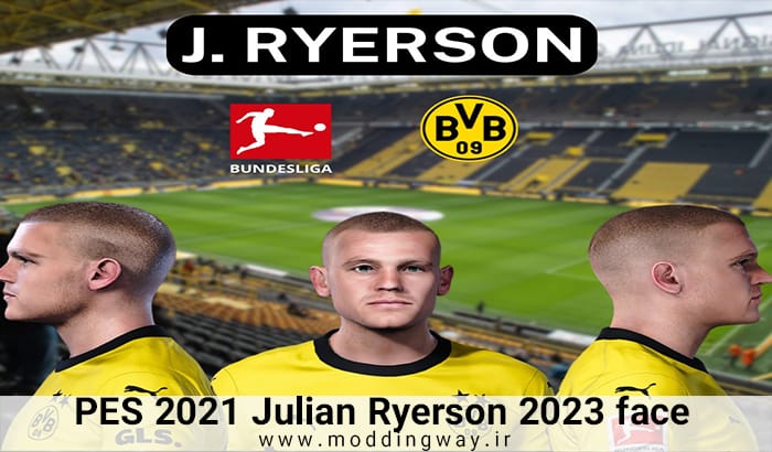 فیس Julian Ryerson برای PES 2021
