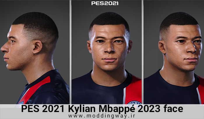 فیس Kylian Mbappé برای PES 2021