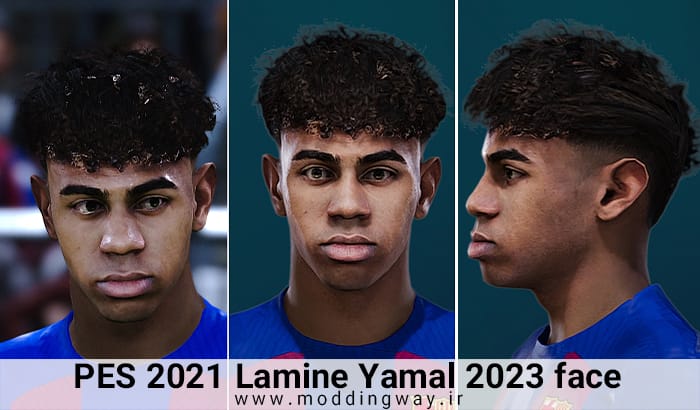 فیس Lamine Yamal برای PES 2021