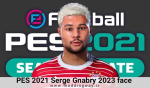فیس Serge Gnabry برای PES 2021
