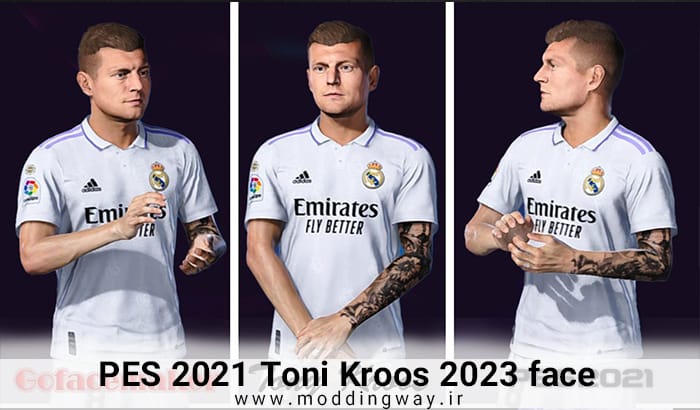 فیس Toni Kroos برای PES 2021