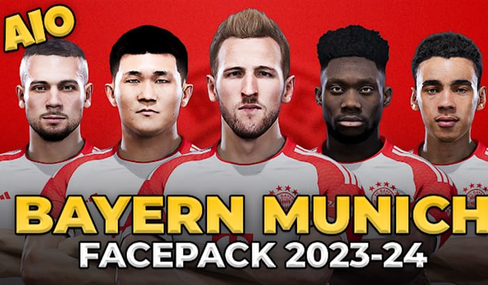 فیس پک Bayern Munich 23/24 برای PES 2021