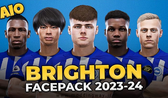فیس پک Brighton & Hove Albion 23/24 برای PES 2021