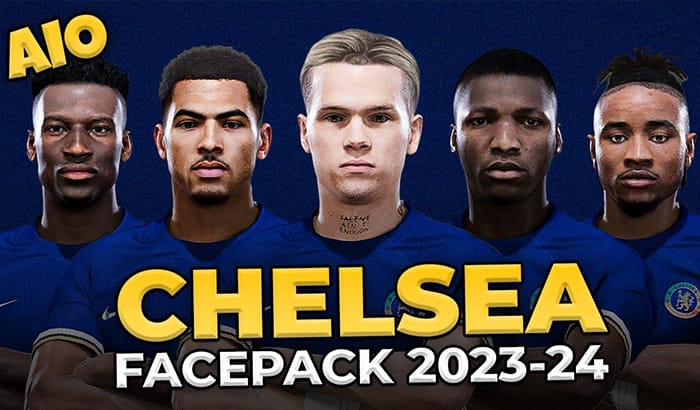 فیس پک Chelsea 23/24 برای PES 2021