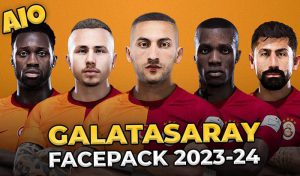 فیس پک Galatasaray 23/24 برای PES 2021
