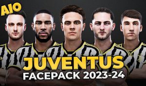 فیس پک Juventus 23/24 برای PES 2021