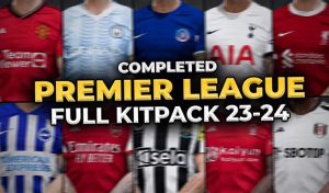 فول کیت پک Premier League 23/24 برای PES 2021