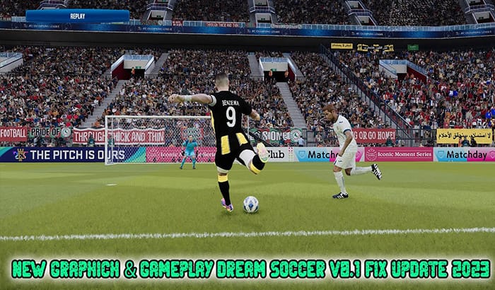 گیم پلی Dream Soccer v8.1 برای PES 2021