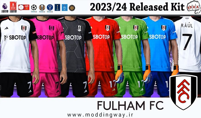 کیت پک 23/24 Fulham برای PES 2021