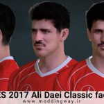 فیس Ali Daei برای PES 2017