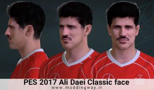 فیس Ali Daei برای PES 2017
