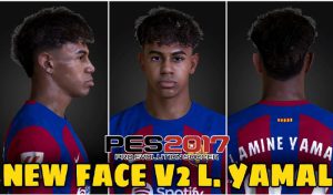 فیس Lamine Yamal برای PES 2017