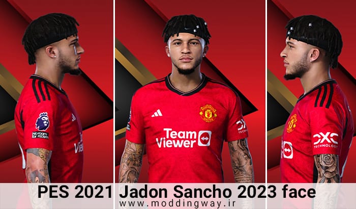 فیس Jadon Sancho برای PES 2021