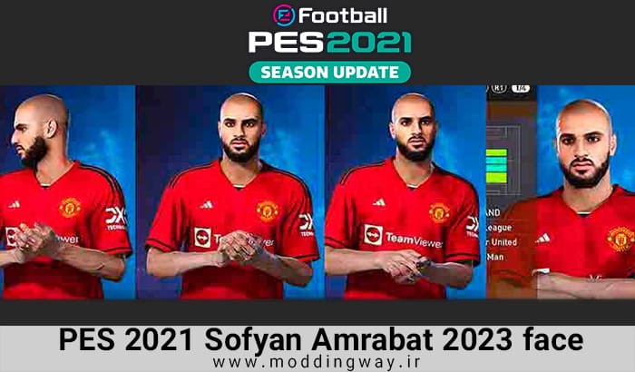 فیس Sofyan Amrabat برای PES 2021