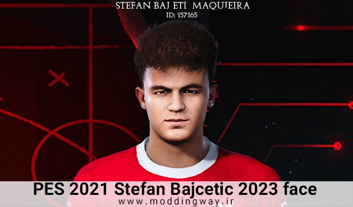 فیس Stefan Bajcetic برای PES 2021