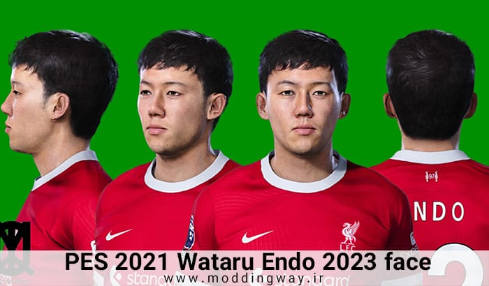 فیس Wataru Endo برای PES 2021 - آپدیت 27 مهر 1402